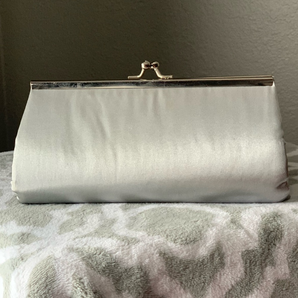 Silver Women Clutch